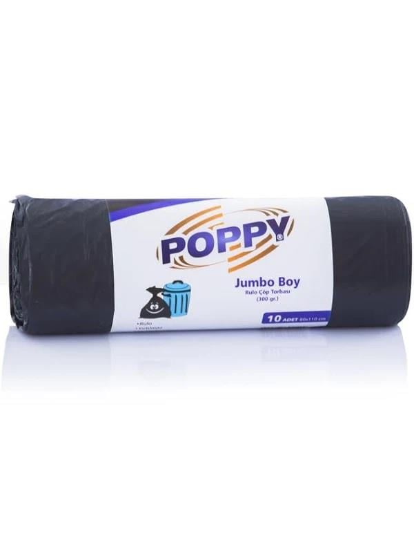 POPPYPoppy End Jumbo Siyah Çöp Poşeti 80*110