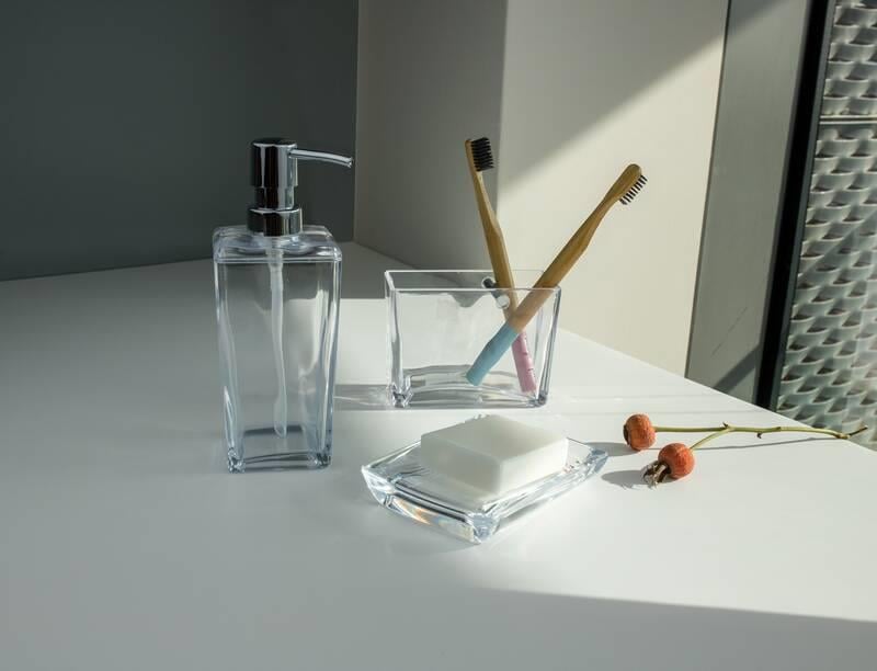 PRİMANOVAPrimanova Biga 3 lü Banyo Set Şeffaf