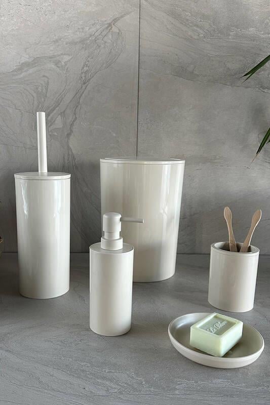 PRİMANOVAPrimanova Flores 5 li Banyo Seti Bej