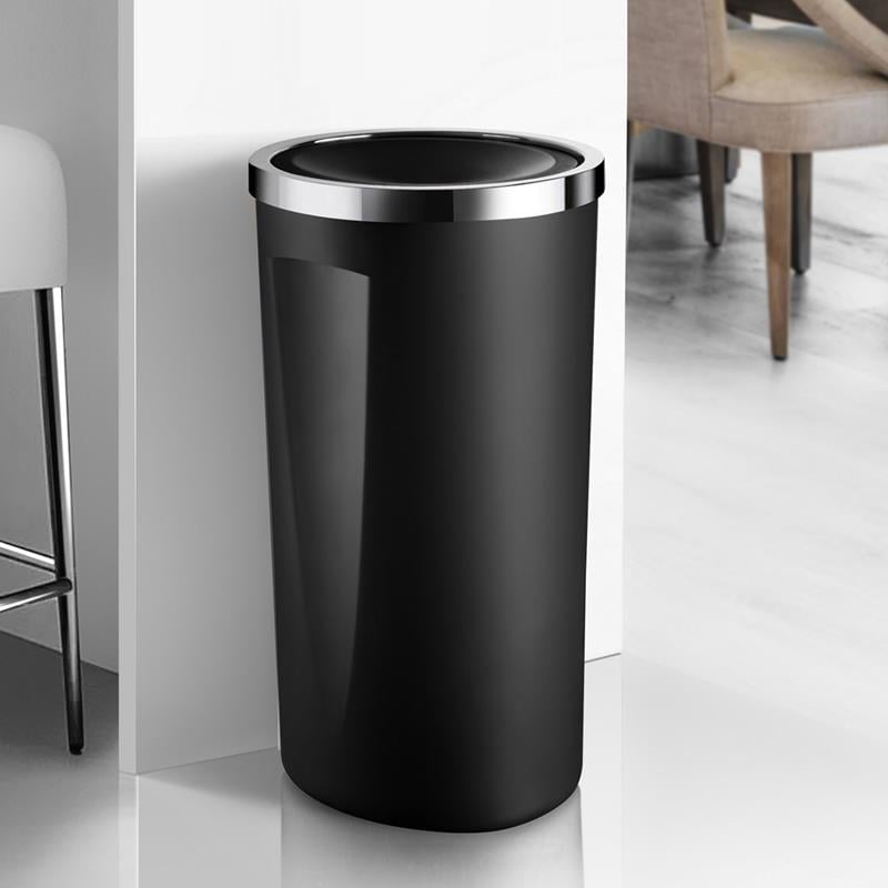 PRİMANOVAPrimanova Lenox Siyah Çöp Kovası 35 LT