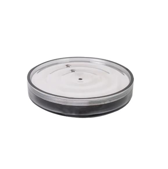 Primanova Lima Şeffaf Siyah XL Katı Sabunluk