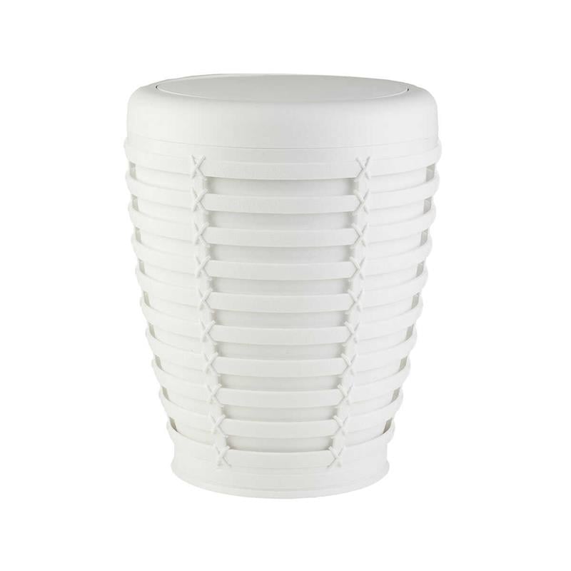 Primanova Palm Beyaz Çöp Kovası