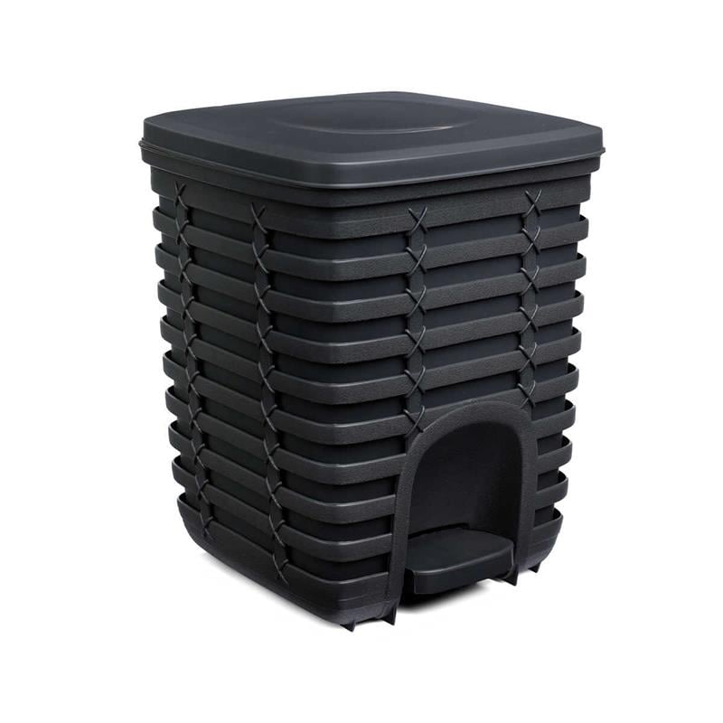 Primanova Palm Pedallı Çöp Kovası - Antrasit Gri