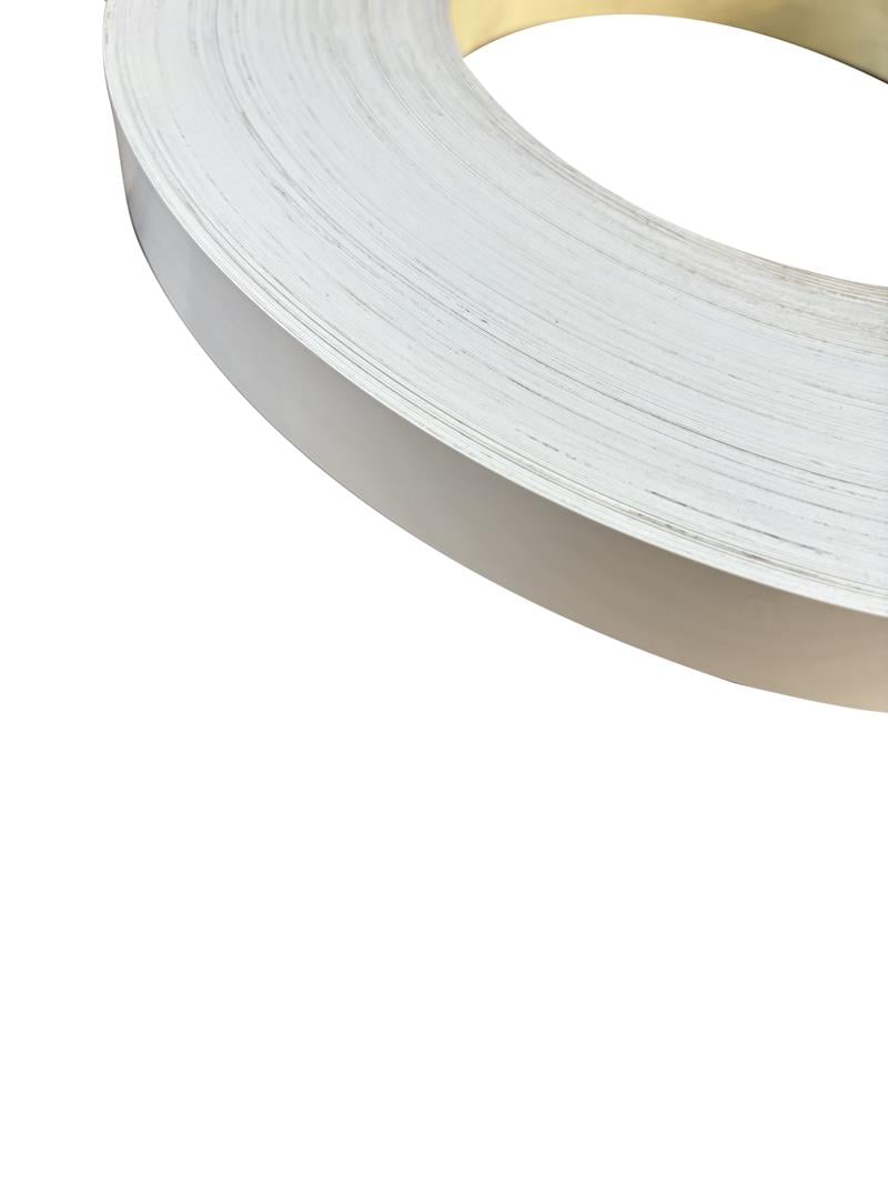 PVC Band Beyaz H.G. 22x0,40 Düz D1200