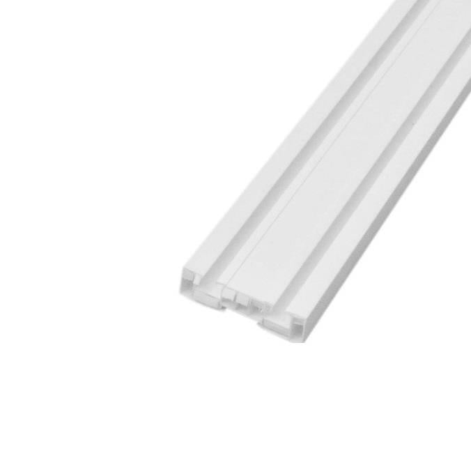 PVC Perde Rayı Korniş 2000 2 Lİ 6.0 MT