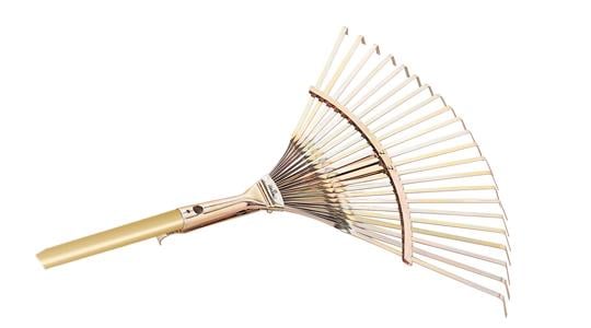 Raco Ayarlı Çim Toplama Tırmiği 120cm ve Ahşap Sap