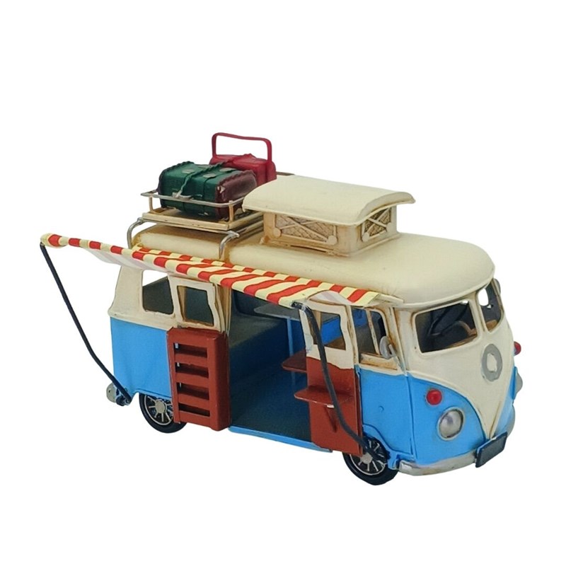 DiğerRetro Metal Karavan 12x20cm