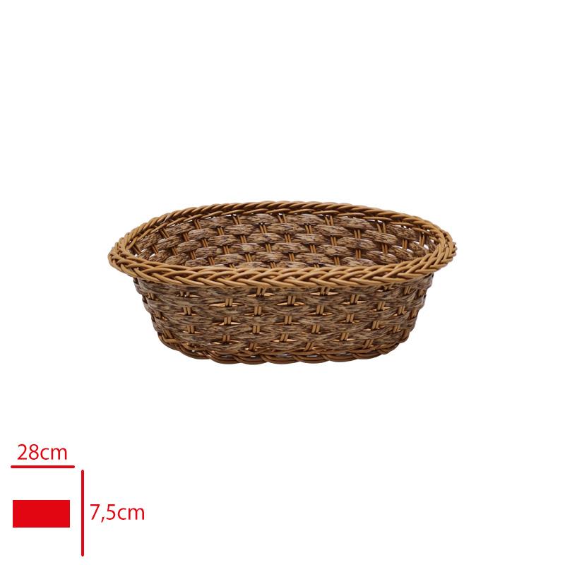 DiğerSever Rattan Ekmek Sepeti Örme Oval