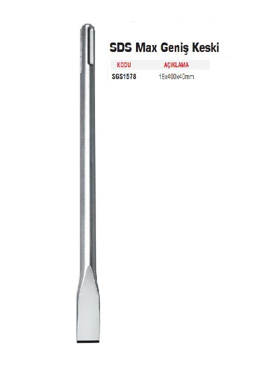 SGSSGS SDS Max Geniş Keski 18x400x40mm