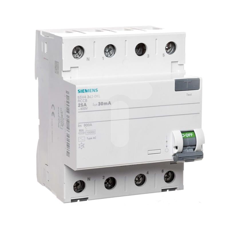 Siemens 4P 25A 30 MA Kaçak Akım Rolesi