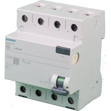 Siemens 4P 40A 30 MA Kaçak Akım Rolesi