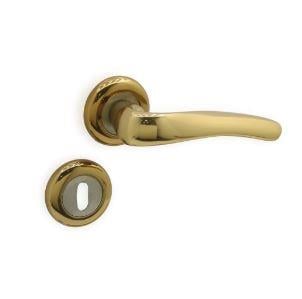 ARMEXSofya Rozetli Kapı Kolu Antik Sarı Oda