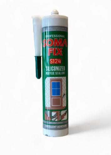 SOMAFİXSomafix Akrilik Silikonize Mastik Gri 500 gr