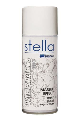 Stella Sprey Mermer Efekt Beyaz 200ml