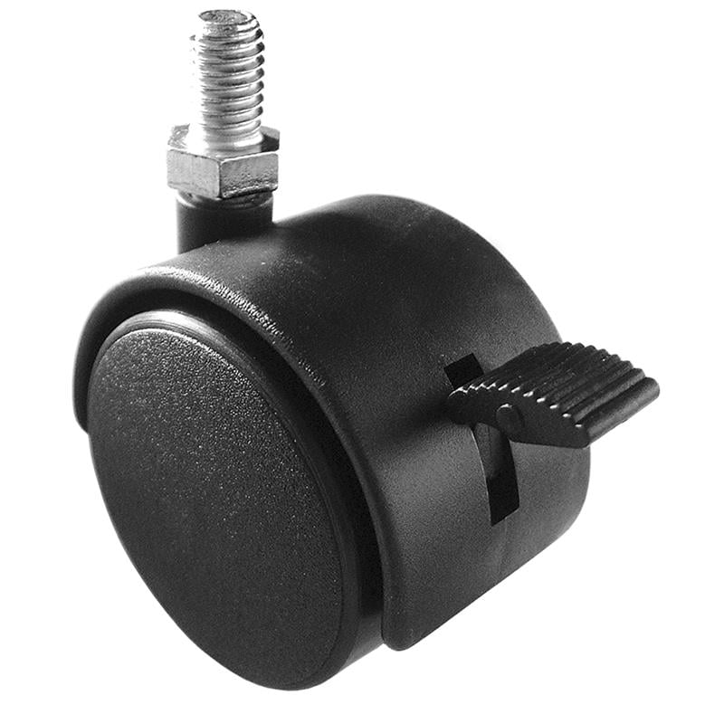 Tekerlek Civatalı F.li Ply.Pls Siyah Çap 50 mm