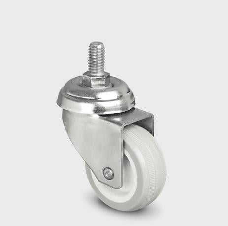 Tekerlek Civatalı Pvc Gri-Beyaz Çap 50 mm