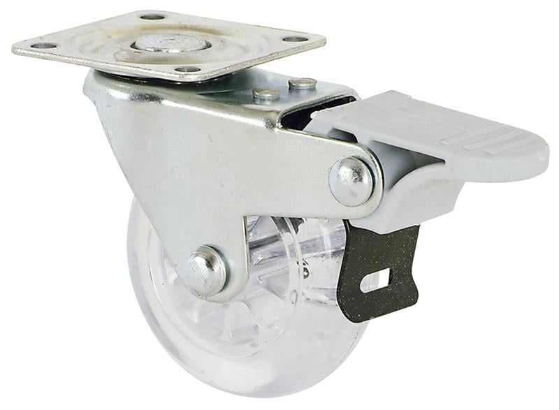 Tekerlek Tablalı F.li Pvc Şeffaf Çap 50 mm