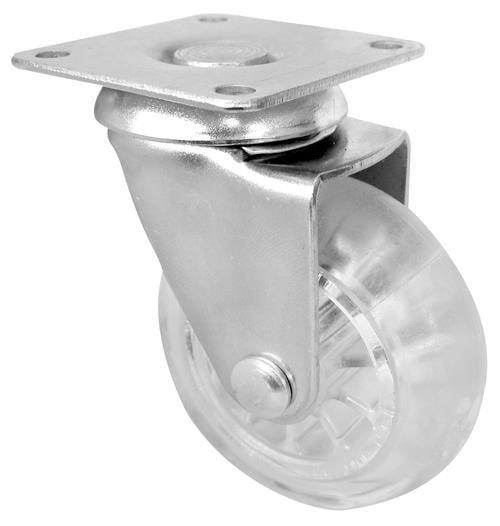 Tekerlek Tablalı Şeffaf Çap 50 mm
