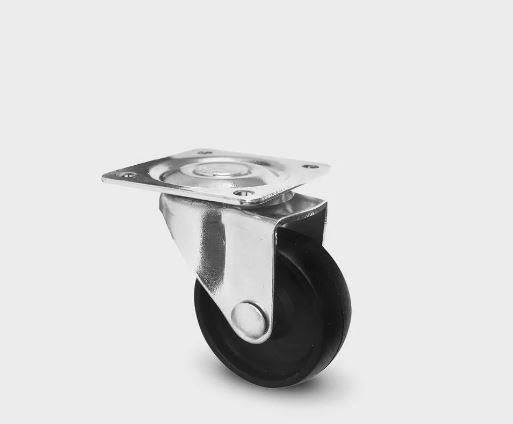 Tekerlek Tablalı Siyah Çap 38 mm