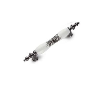 Tomurcuk Porselen Kulp 096 Siyah Desen 246 