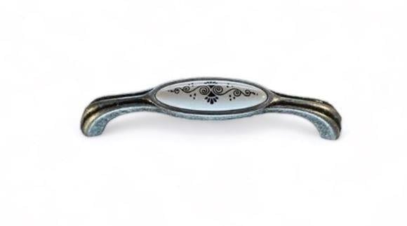 Tomurcuk Porselen Kulp 128 mm Gümüş Desen 237