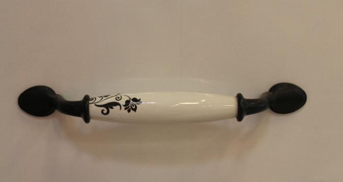 Tomurcuk Porselen Kulp 128 Siyah Desen 412 Siyah