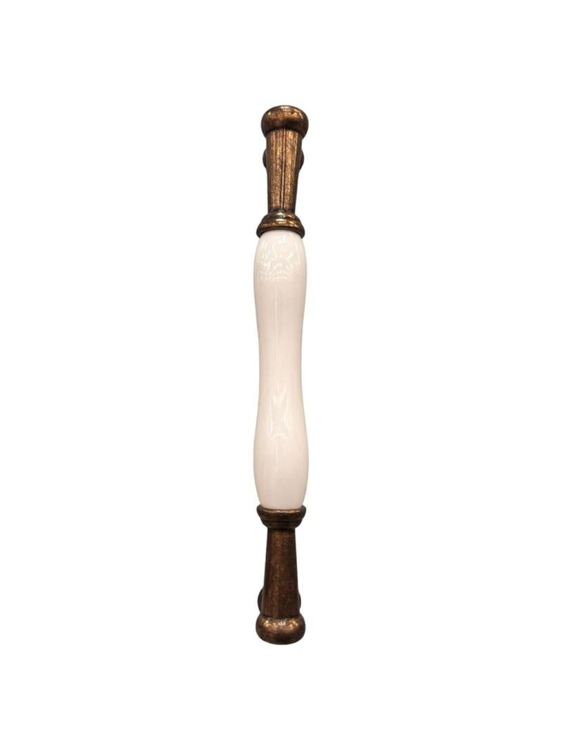 Tomurcuk Porselen Kulp 160 mm Desen Düz  Beyaz