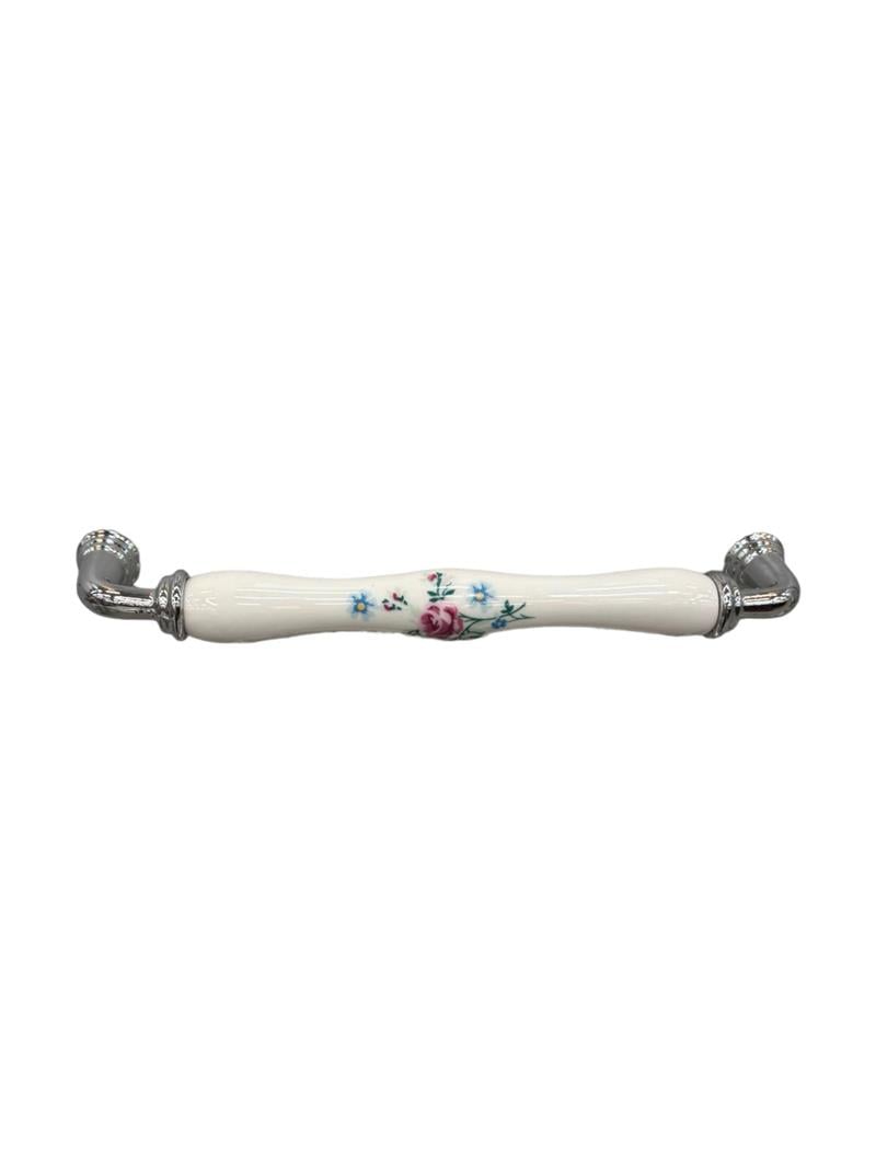 Tomurcuk Porselen Kulp 160 mm Krom Desen 317 