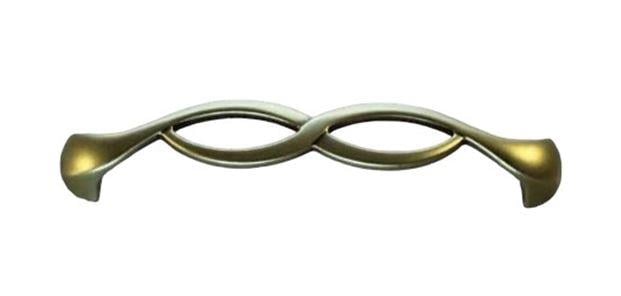 Top İmpex Kulp Antik Bronz Yonca 96 mm