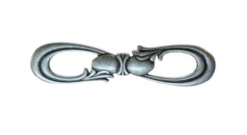 Top İmpex Kulp Hare Antik Gümüş 128 mm