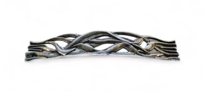 Top İmpex Kulp Sarmaşık Antik Gümüş 128 mm