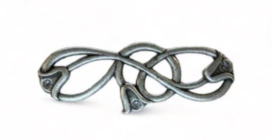 Top İmpex Kulp Swarovski Antik Gümüş 128 mm