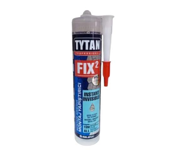 TYTANTytan Fix2 İnstant Montaj Yapıştırıcı Şeffaf 290ml