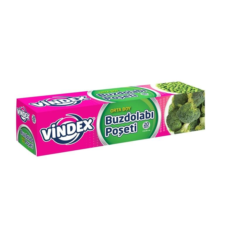 Vindex Buzdolabı Poşeti Orta Boy