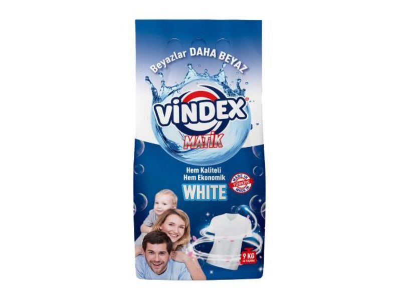 VİNDEXVindex Matik Çamaşır Deterjanı Beyaz 9 Kg