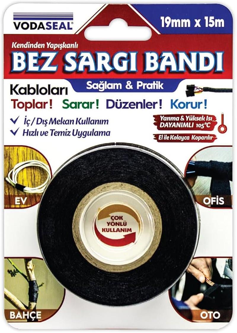 DiğerVodaseal Bez Sargı Bandı 19mm*15 Mt