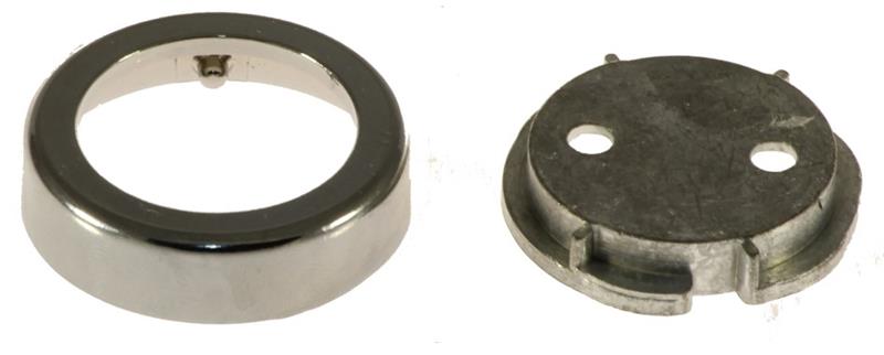 AYDERYuvarlak Kapaklı Metal Flanş Krom