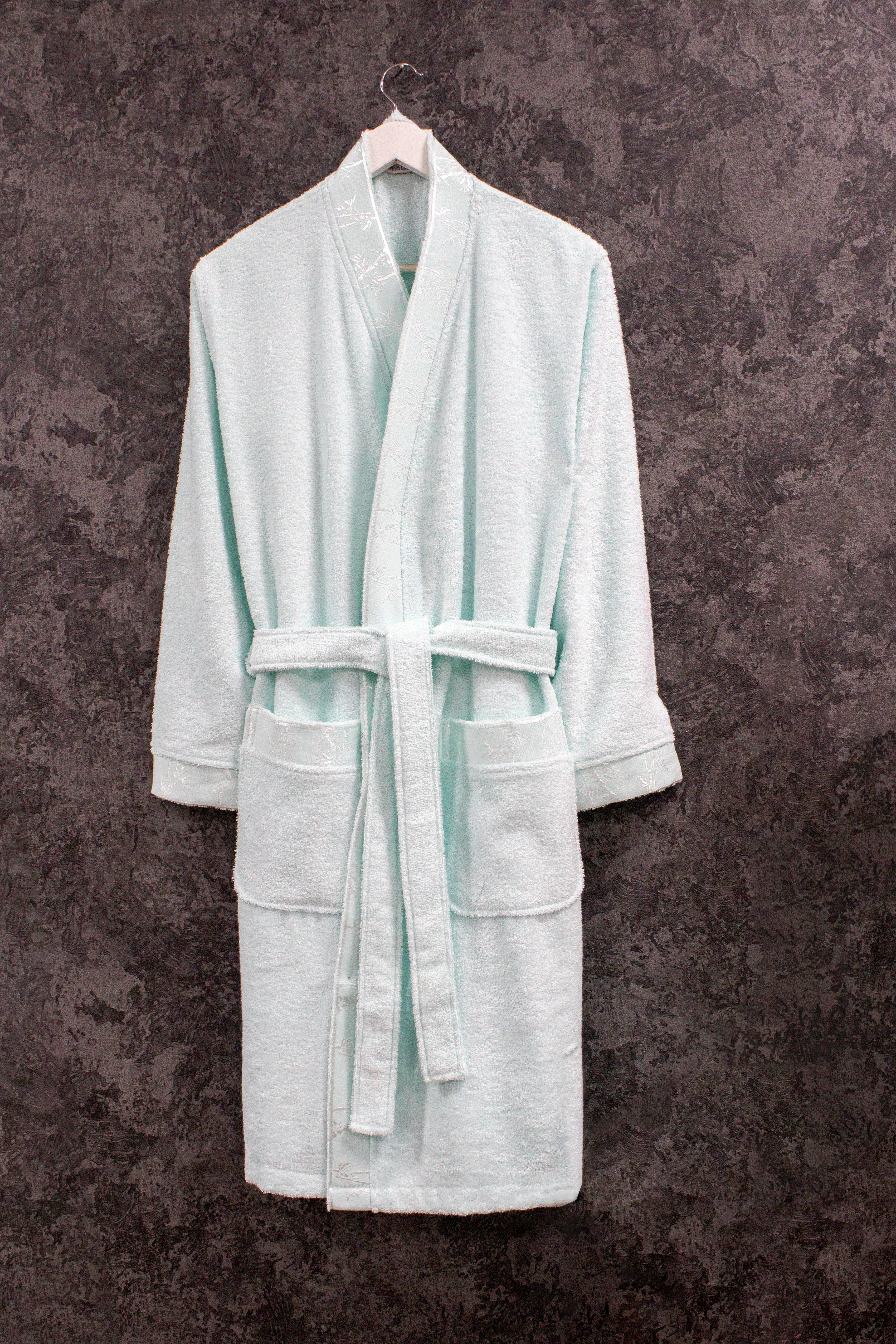 Class Bambu Kimono Kadın Bornoz Mint S/M