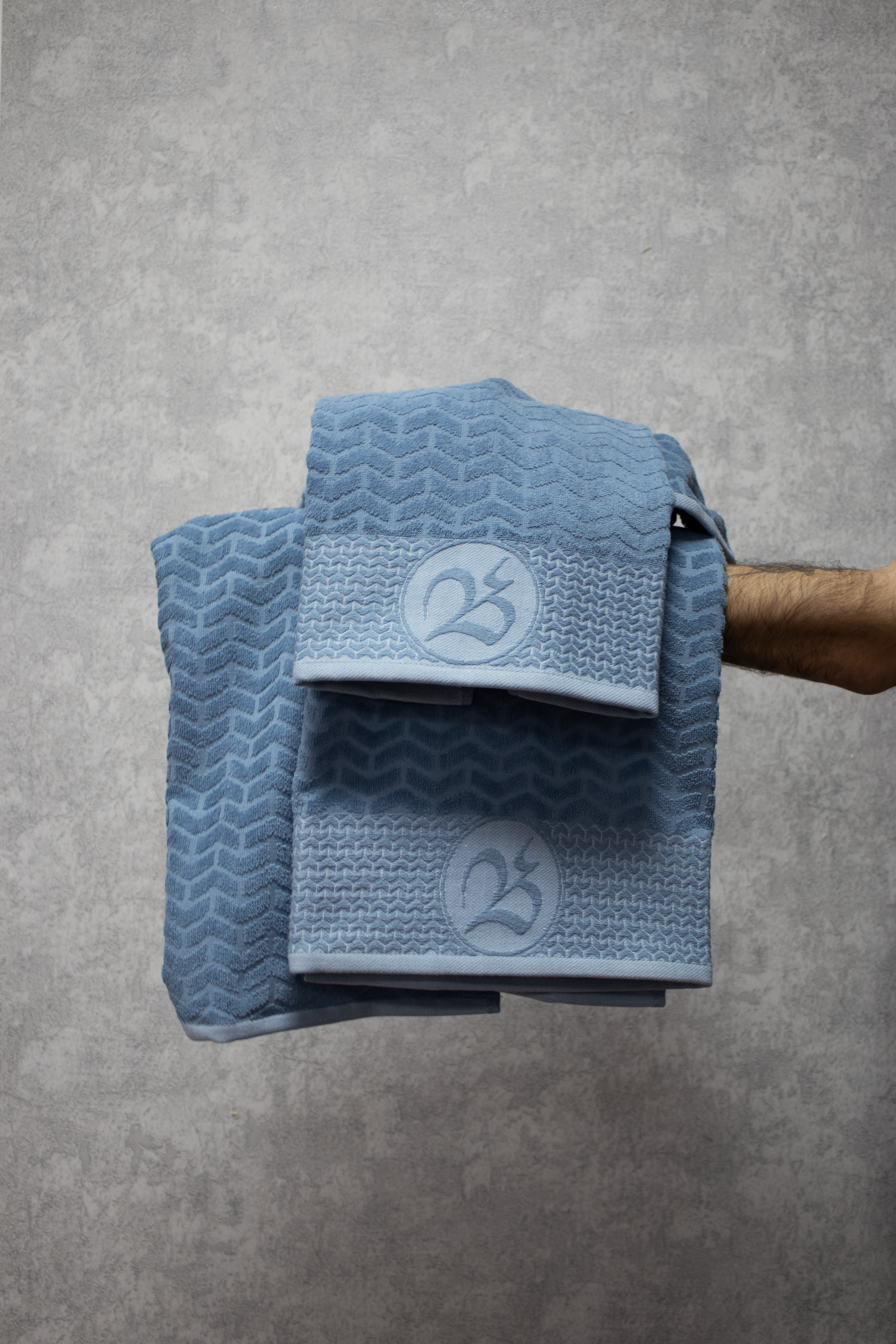 Class Petrol 2 li Kadife Banyo Seti 50x90 cm - 90x150 cm Armada