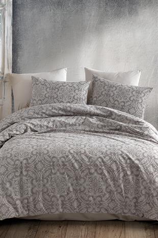 Majoli Çift Kişilik Nevresim Çift Kişilik Titania Gri