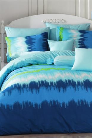 Majoli Çift Kişilik Nevresim Çift Kişilik Vibe Mavi