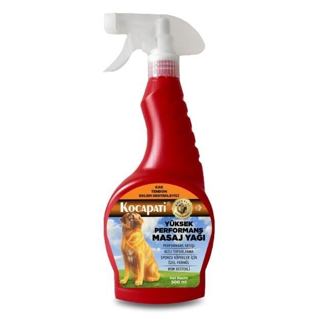 KOCAPATİ Performance Dog Oil – Köpekler İçin Kas, Tendon ve Eklem Destekleyici Performans Masaj Yağı (500 ml)