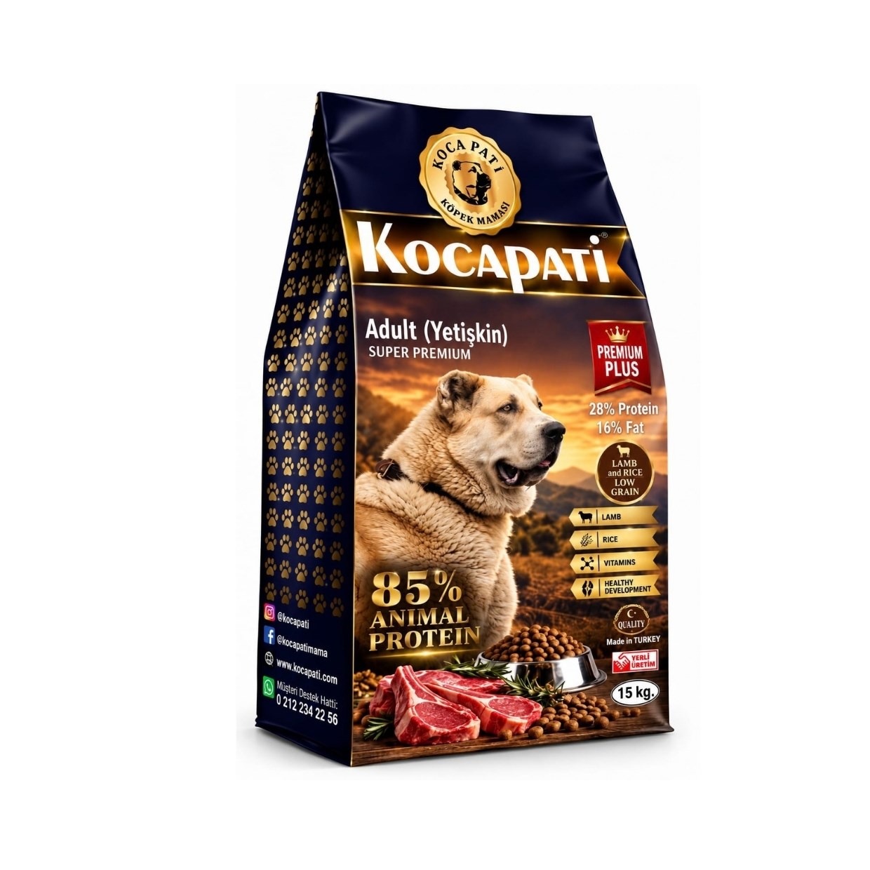 Kocapati Yetişkin Köpek Maması 15 kg