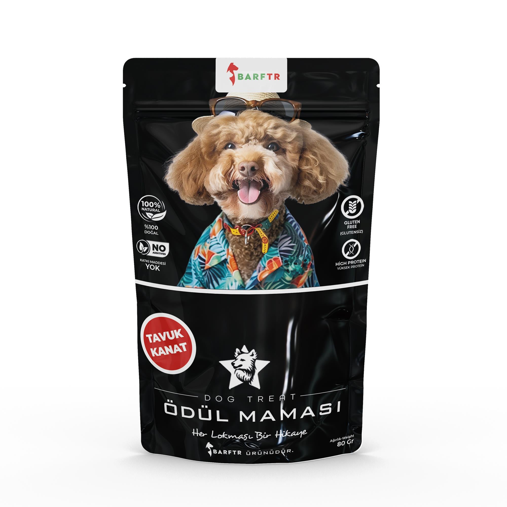 Tavuk Kanat Atıştırmalık Ödül maması 80 Gr