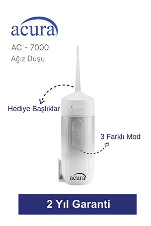 Acura AC-7000 Şarjlı 4 Başlıklı Ağız Duşu