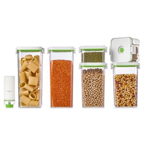 Respirox Home Şarjlı Vakum Pompalı Kare Saklama Kabı Seti