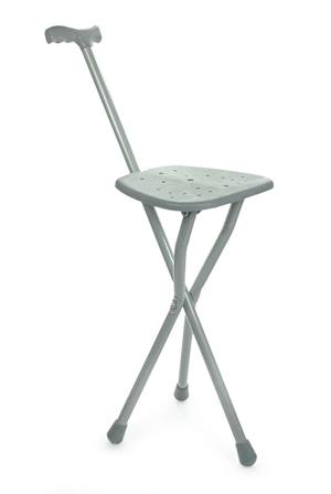 Oturaklı Taşınabilir Katlanabilir Baston Sandalye