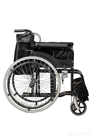 WİPPERMAN W106 İthal Siyah Ekose Kumaş Manuel Tekerlekli Sandalye