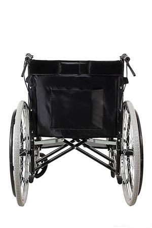 WİPPERMAN W106 İthal Siyah Ekose Kumaş Manuel Tekerlekli Sandalye