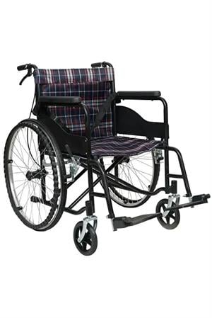 WİPPERMAN W108 İthal Ekose Kumaş Manuel Tekerlekli Sandalye